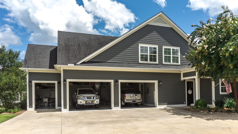 Garage exterior