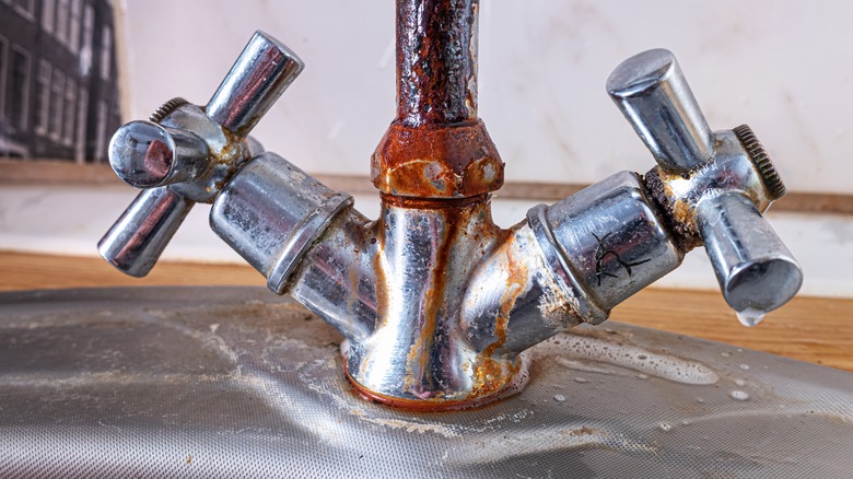 Stainless steel faucet rust