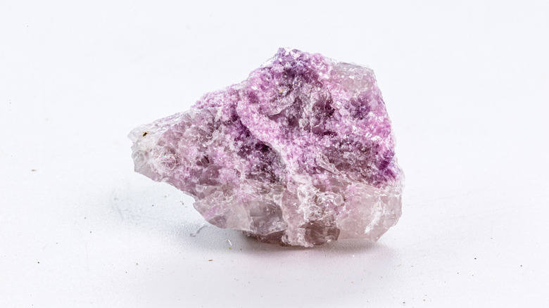 Lepidolite crystal