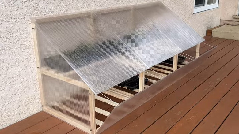 DIY mini greenhouse