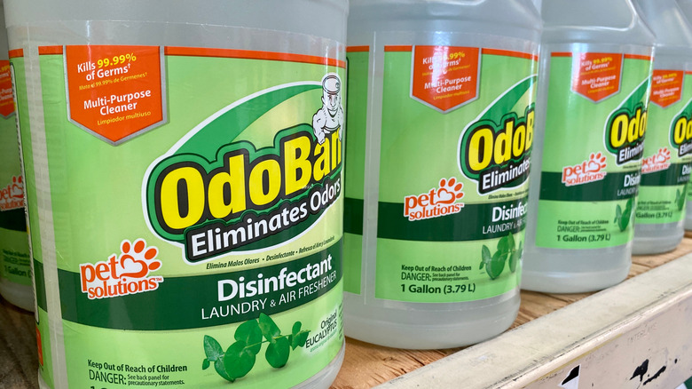 OdoBan multipurpose disinfectant on store shelves