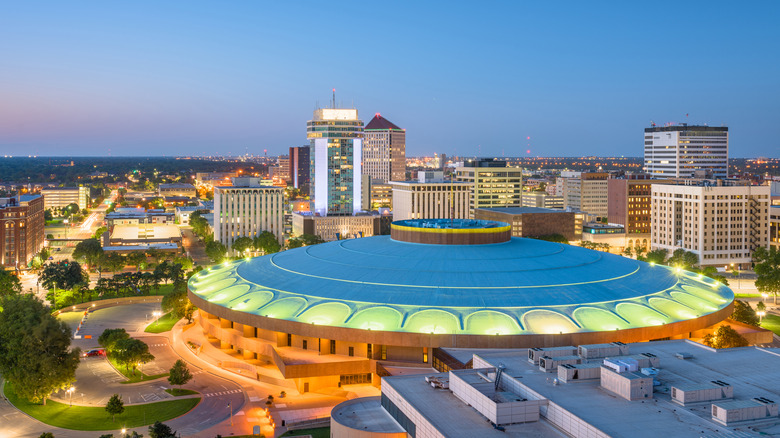 Century II dome, downtown Wichita, KS