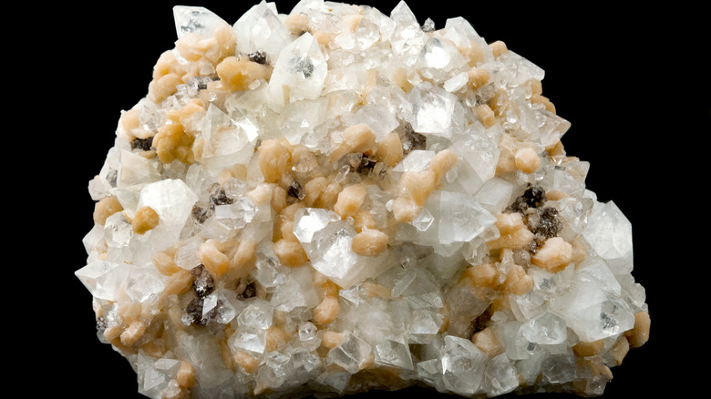 Apophyllite cluster