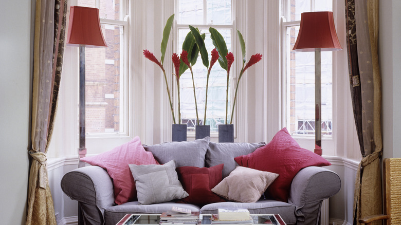 living room bay window