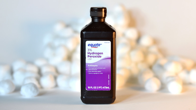 Bottle of hydrogen peroxide