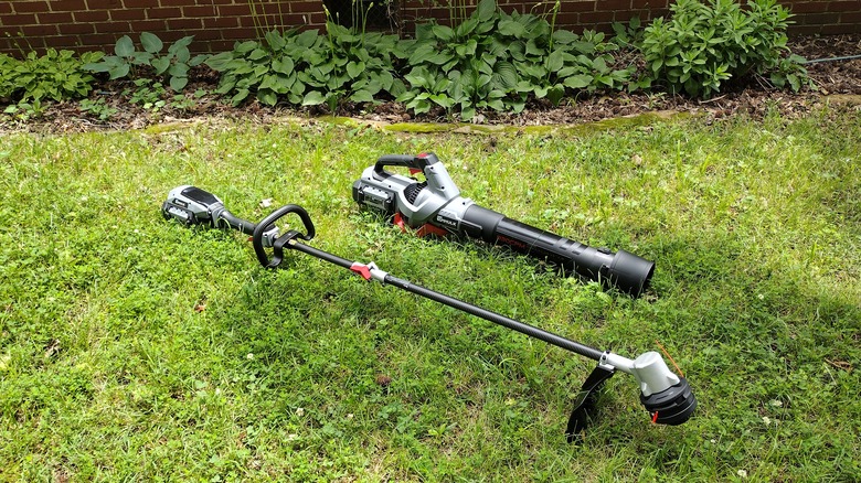 ENHULK 58v string trimmer and 58V 930CFM leaf blower