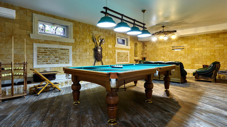 Home billiard room