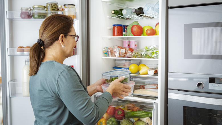 Stocked fridge