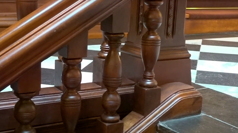 Inverted baluster at Wyoming Legislature