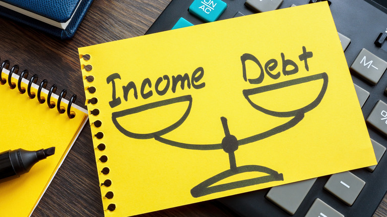 Debt to income ratio