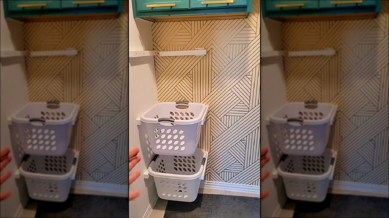 laundry basket system DIY 