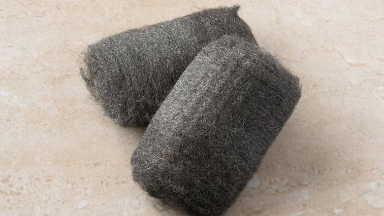 new wool scouring pads