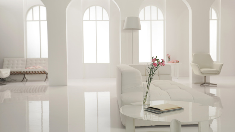 White living area