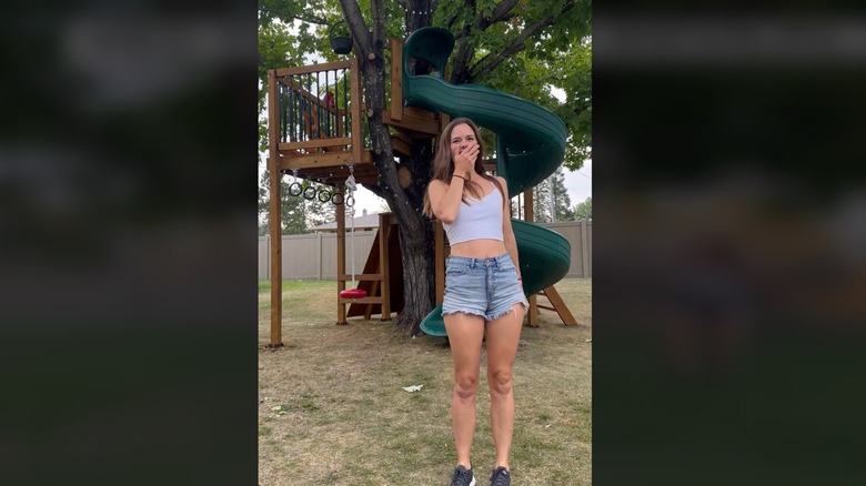 Finished treehouse on TikTok