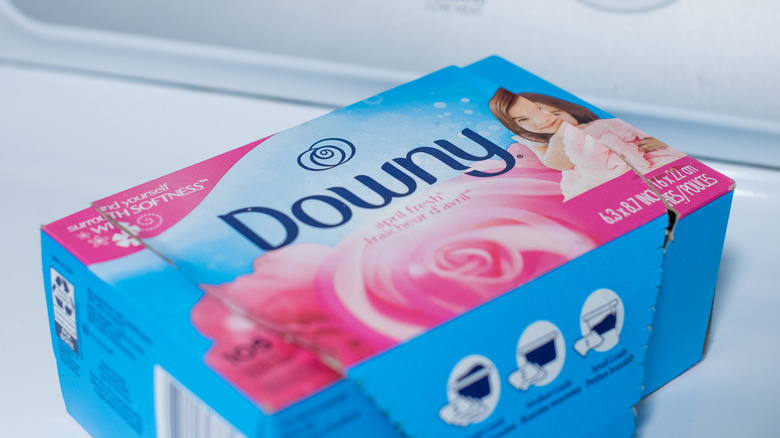 downy dryer sheets scented 