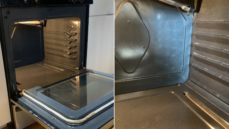 Oven after cleaning hack