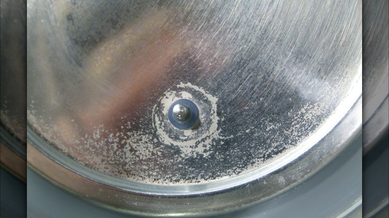 limescale where abrasives didn't reach