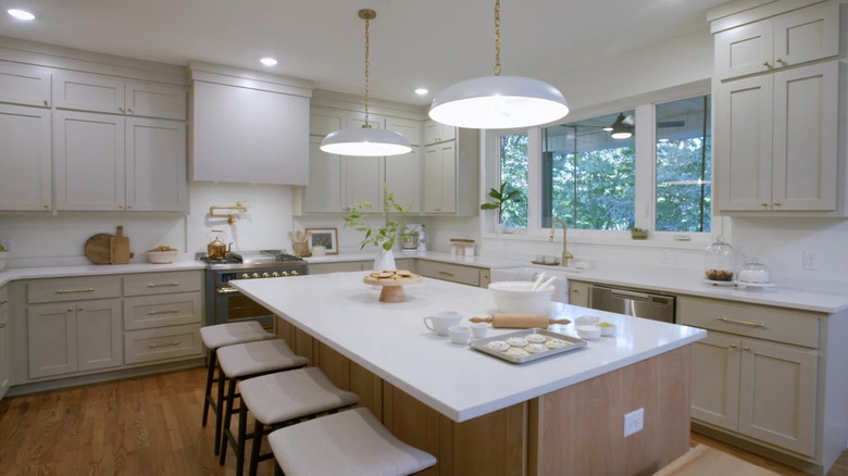 A remodeled kitchen on HGTV's "Fixer to Fabulous"