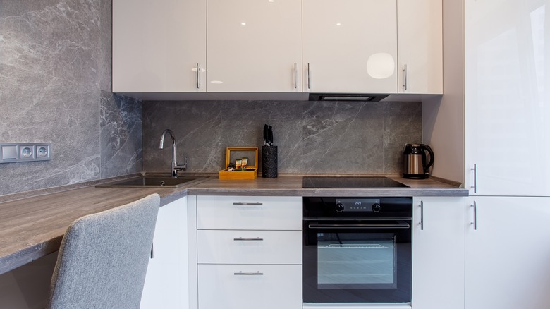 built-in kitchen cabinets in home