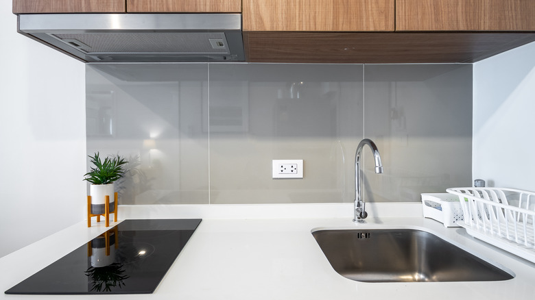 tiny kitchen with sink