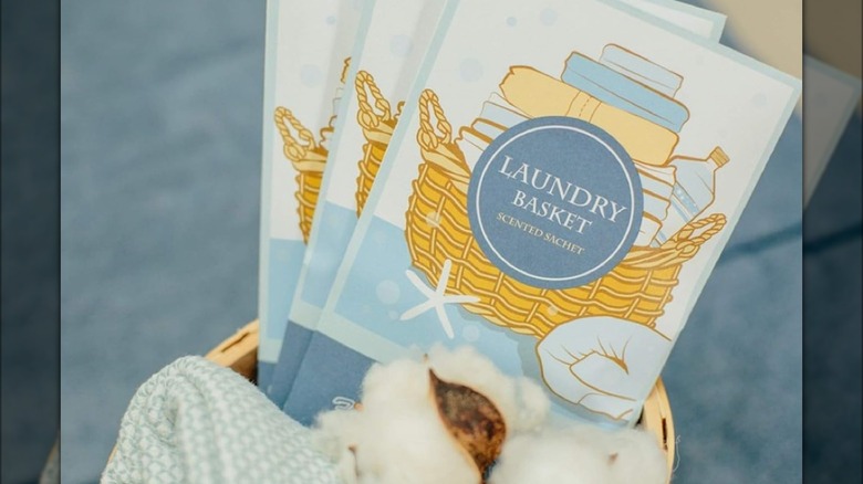 scented sachet for laundry hamper