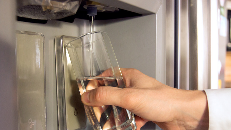 using fridge water filter