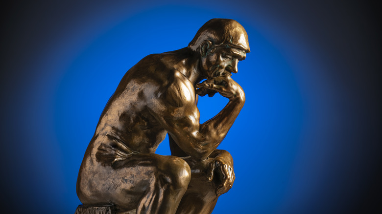 Bronze replica of Thinker