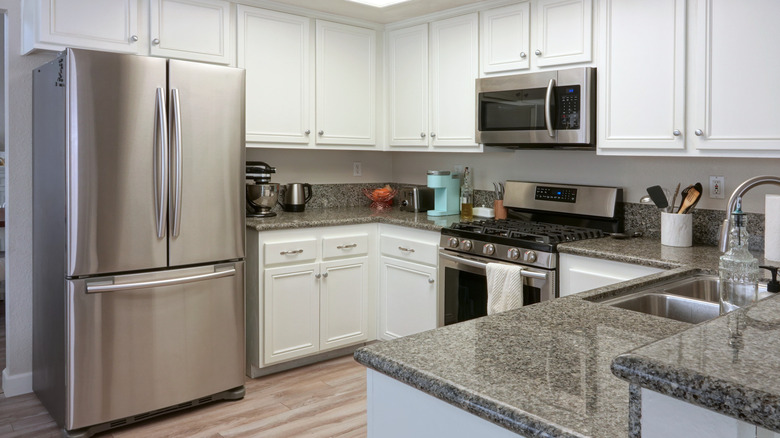 kitchen with stainless steel