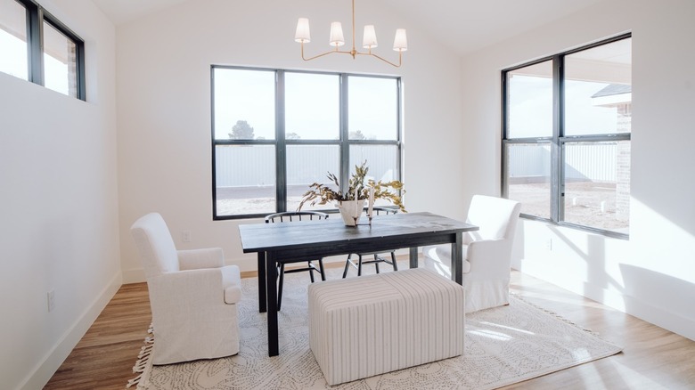 Bright dining room