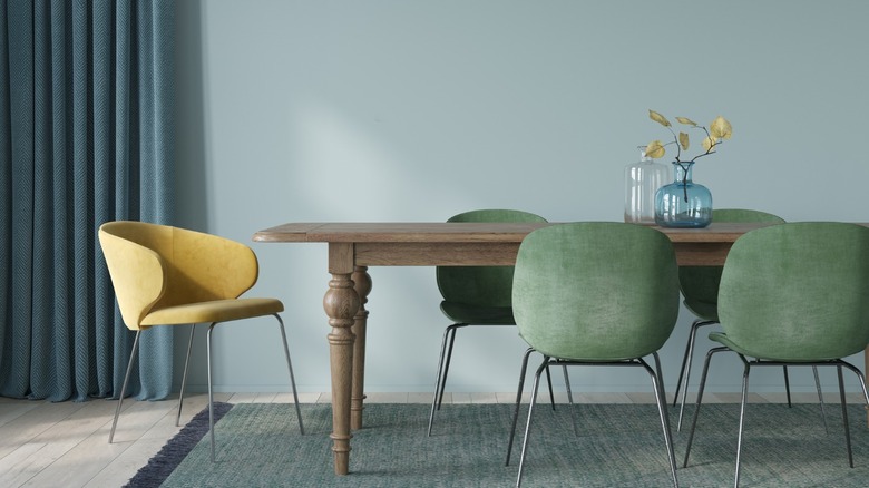 Dining room table and chairs