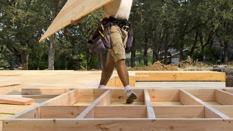 creating a timber sub floor