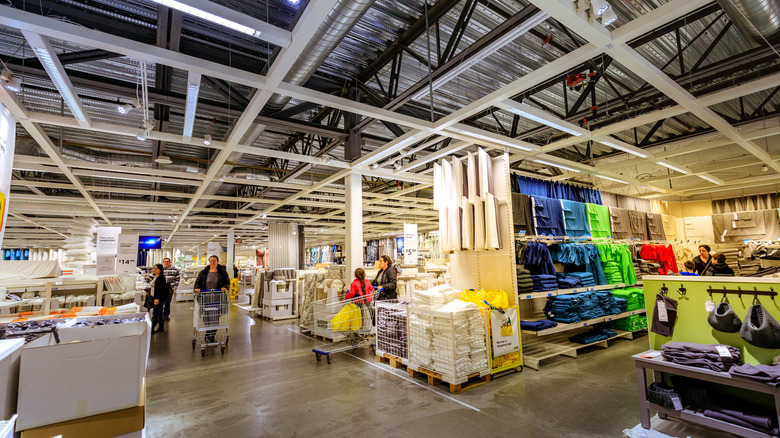 ikea store interior