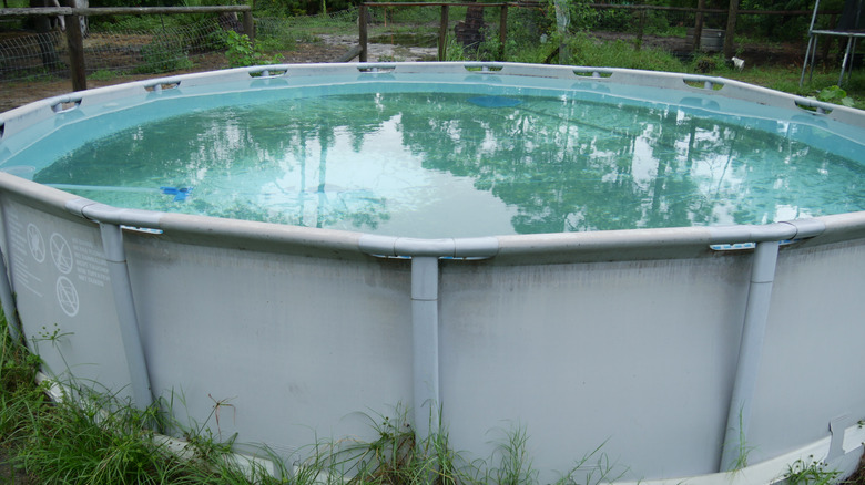 above ground pool