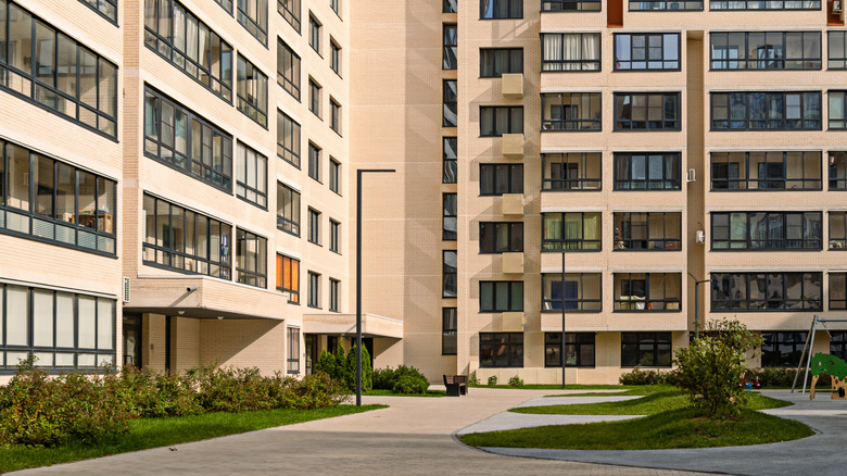 an apartment building