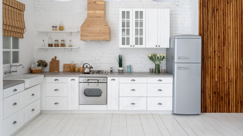 Classic kitchen top-freezer fridge