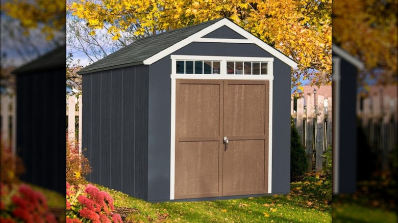 Handy Home Products Majestic Do-It-Yourself Wood Storage Shed