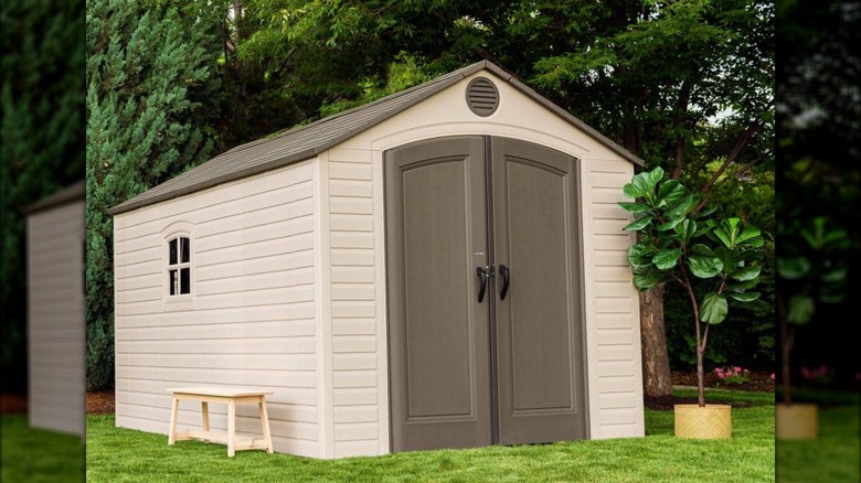 Lifetime 8 ft. x 12.5 ft. Outdoor Storage Shed 