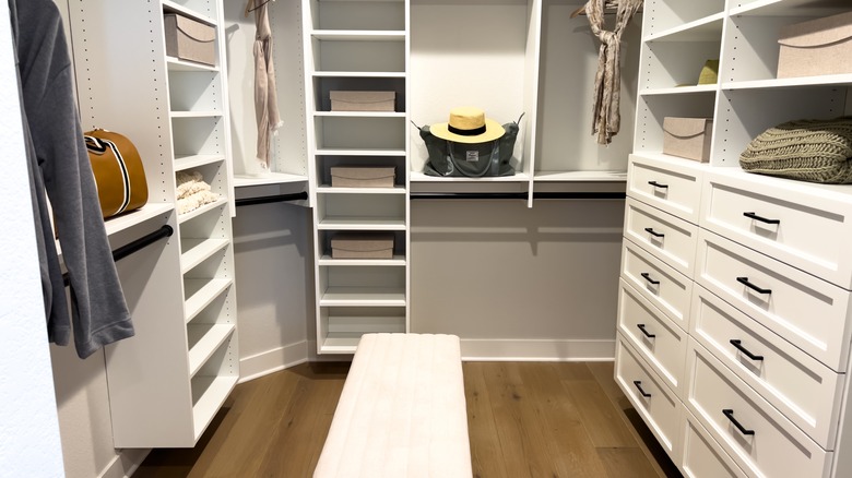 Custom walk-in closet