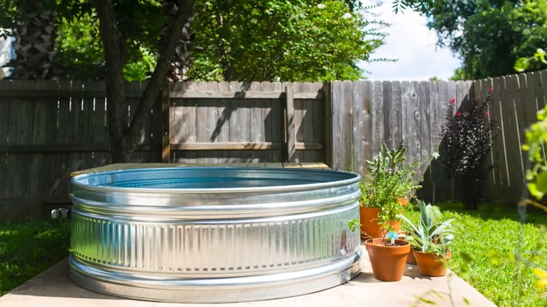 DIY stock tank pool