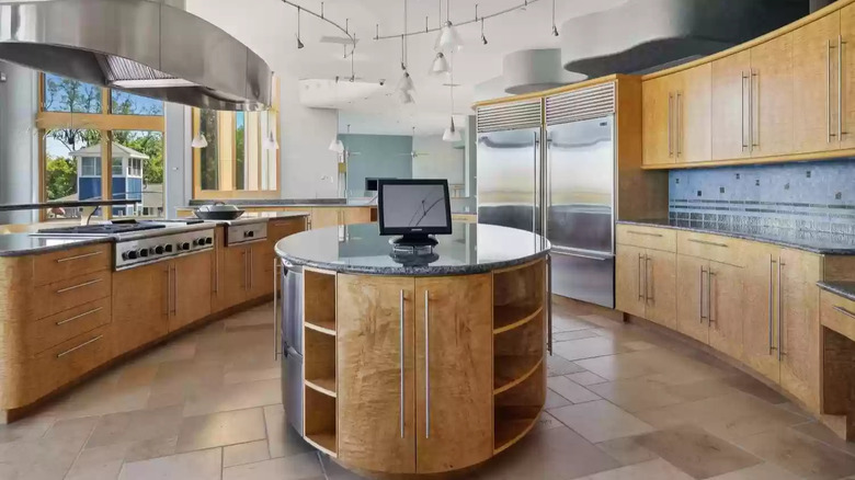 modern large kitchen
