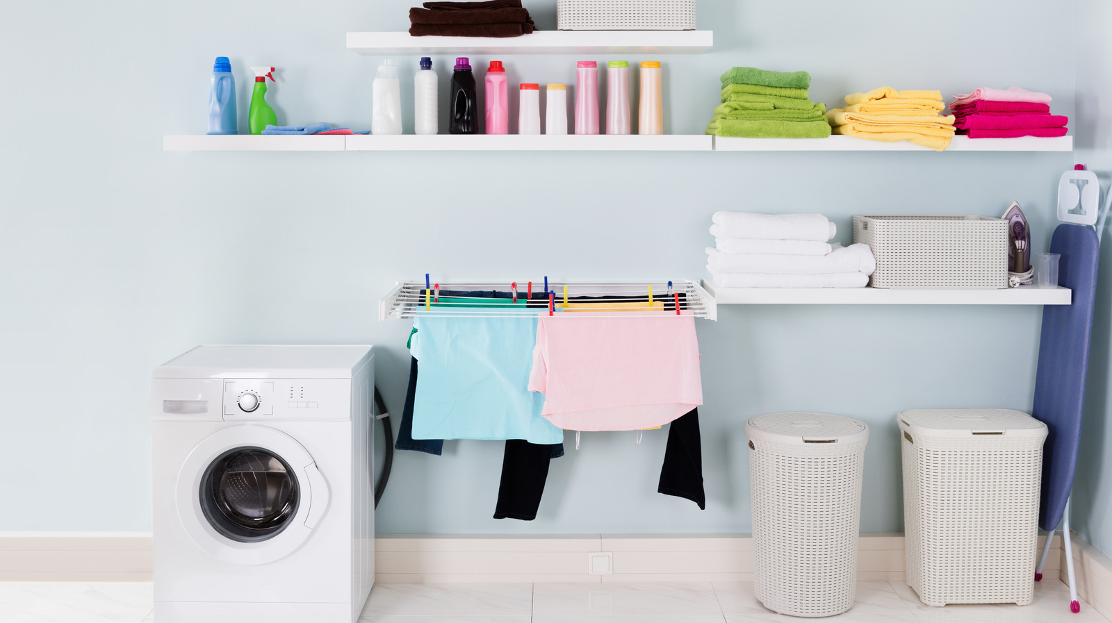 DIY Laundry Room Shelving & Storage Ideas - Fantabulosity