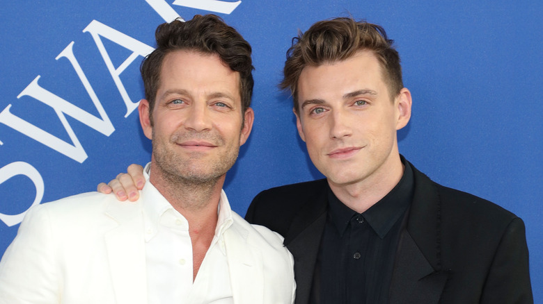 Nate Berkus and Jeremiah Brent posing and smiling