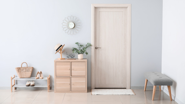 foyer with storage