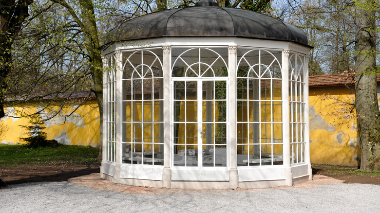 glass gazebo