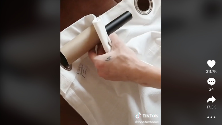 Tik Tok TP curtain hack