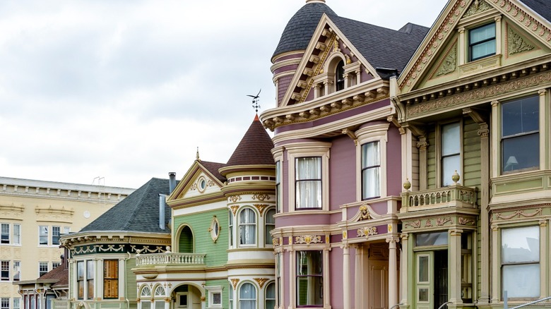 Victorian homes in San Francisco