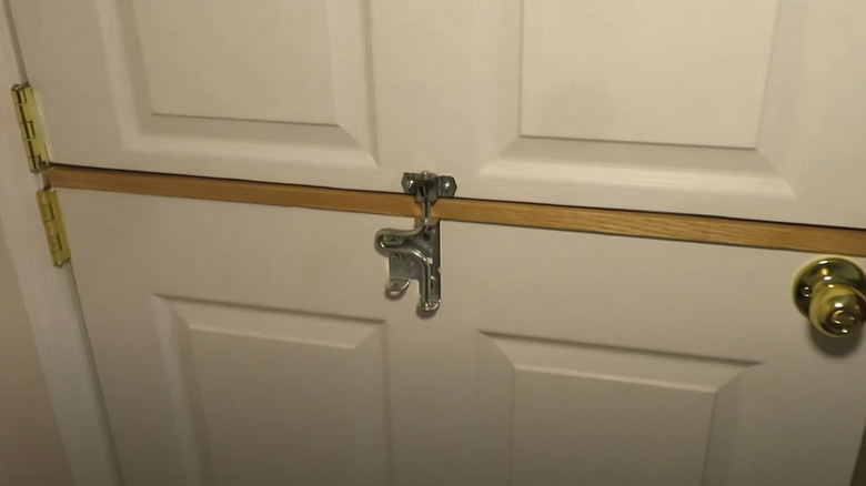 dutch door with latch