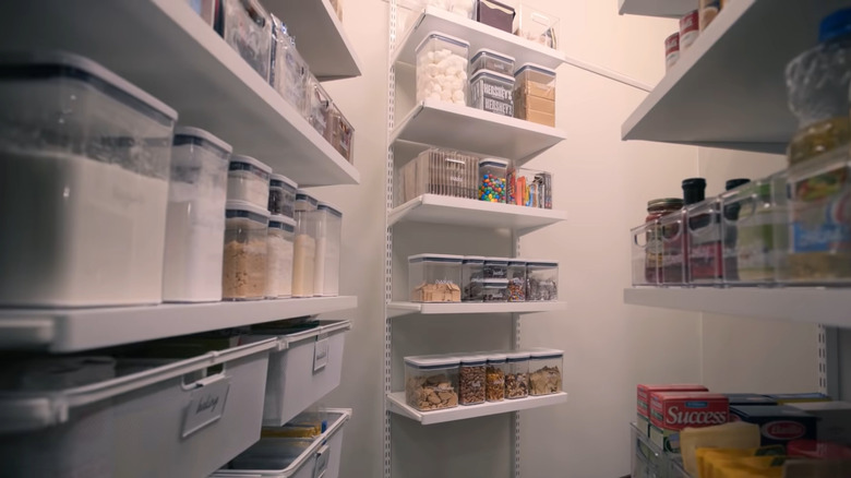 organized pantry closet