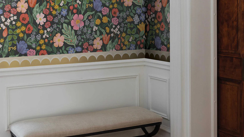 scallop trim wallpaper borders