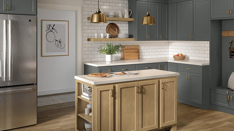 Aristokraft cabinets in a model kitchen